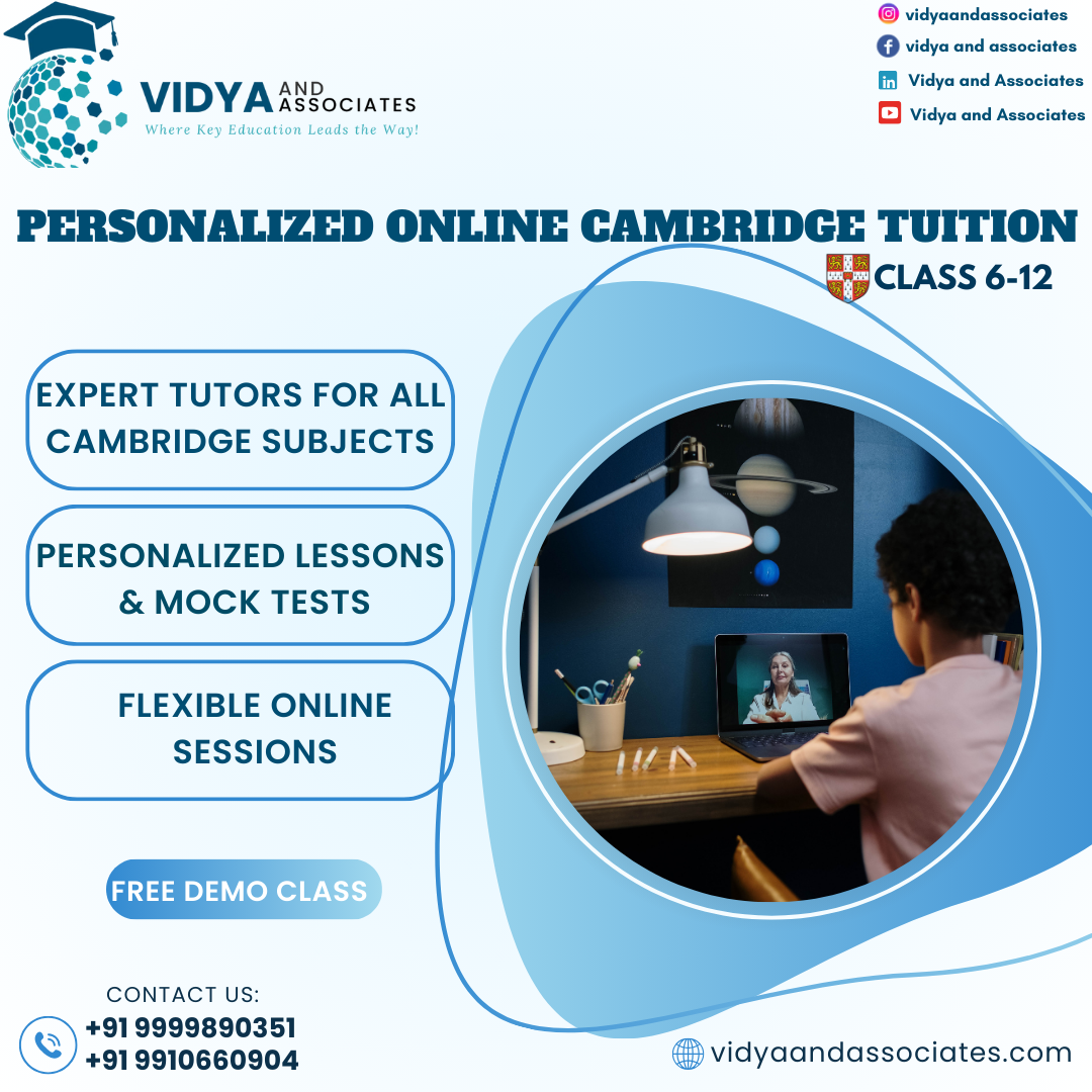 Personalized Online Cambridge Tuition: Learn Smarter, Achieve Higher