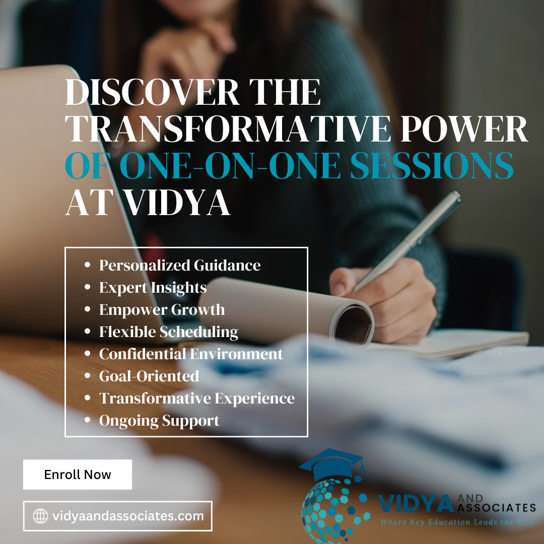 Discover the Transformative Power of One-on-One Sessions at Vidya