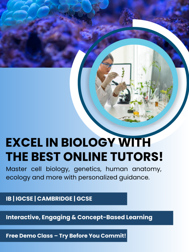 online biology tuitions by vidya and associates
