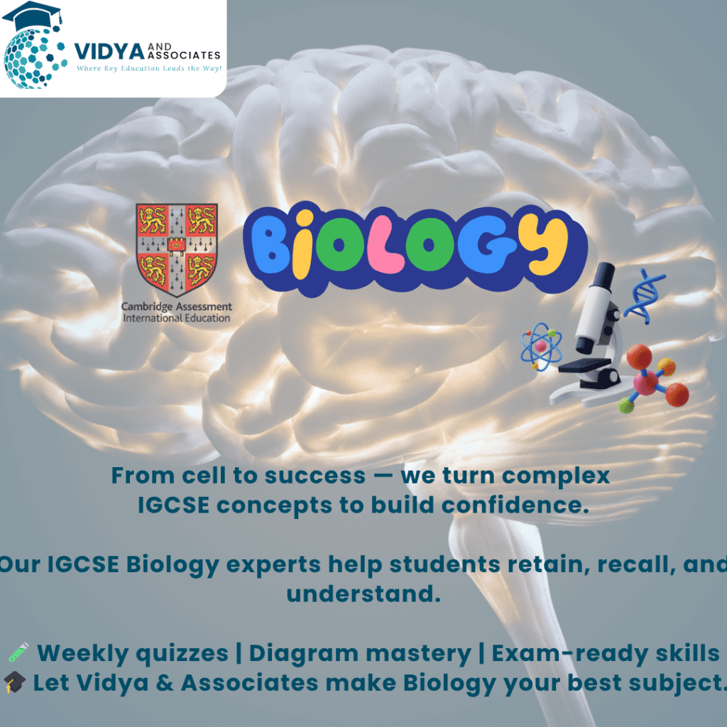 Online IGCSE Biology Tuition – Personalized Coaching by Expert Tutors