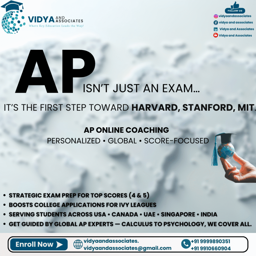 AP online coaching for global students – video live classes, AP tutors, AP exam preparation