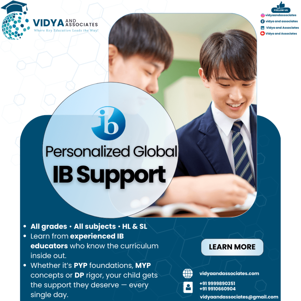 IB coaching online with expert tutors supporting PYP, MYP, and DP students for academic excellence