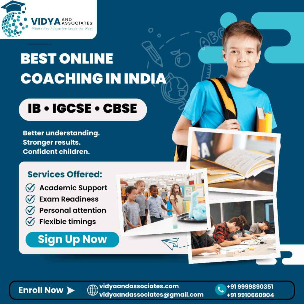 Best online tuition in India for IB IGCSE and CBSE students