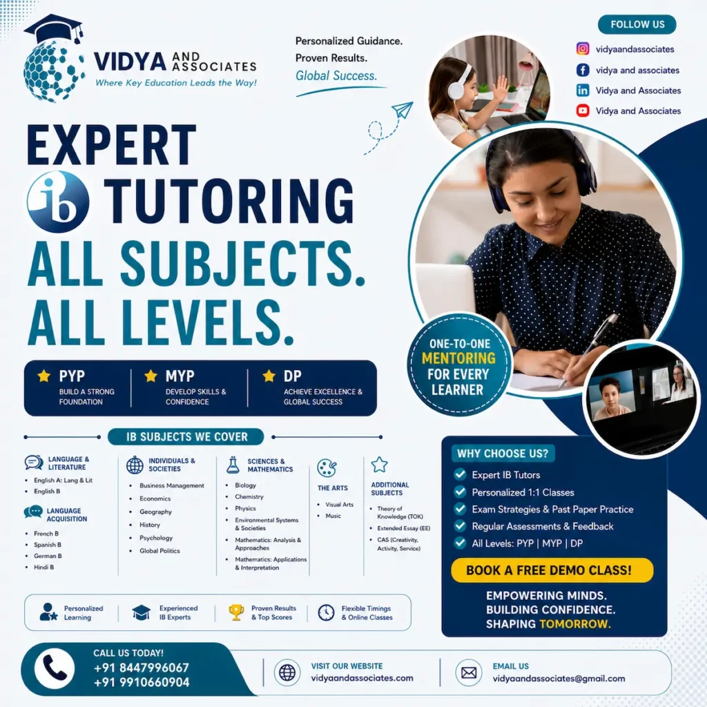 IB student improving predicted grades through personalised online tutoring
