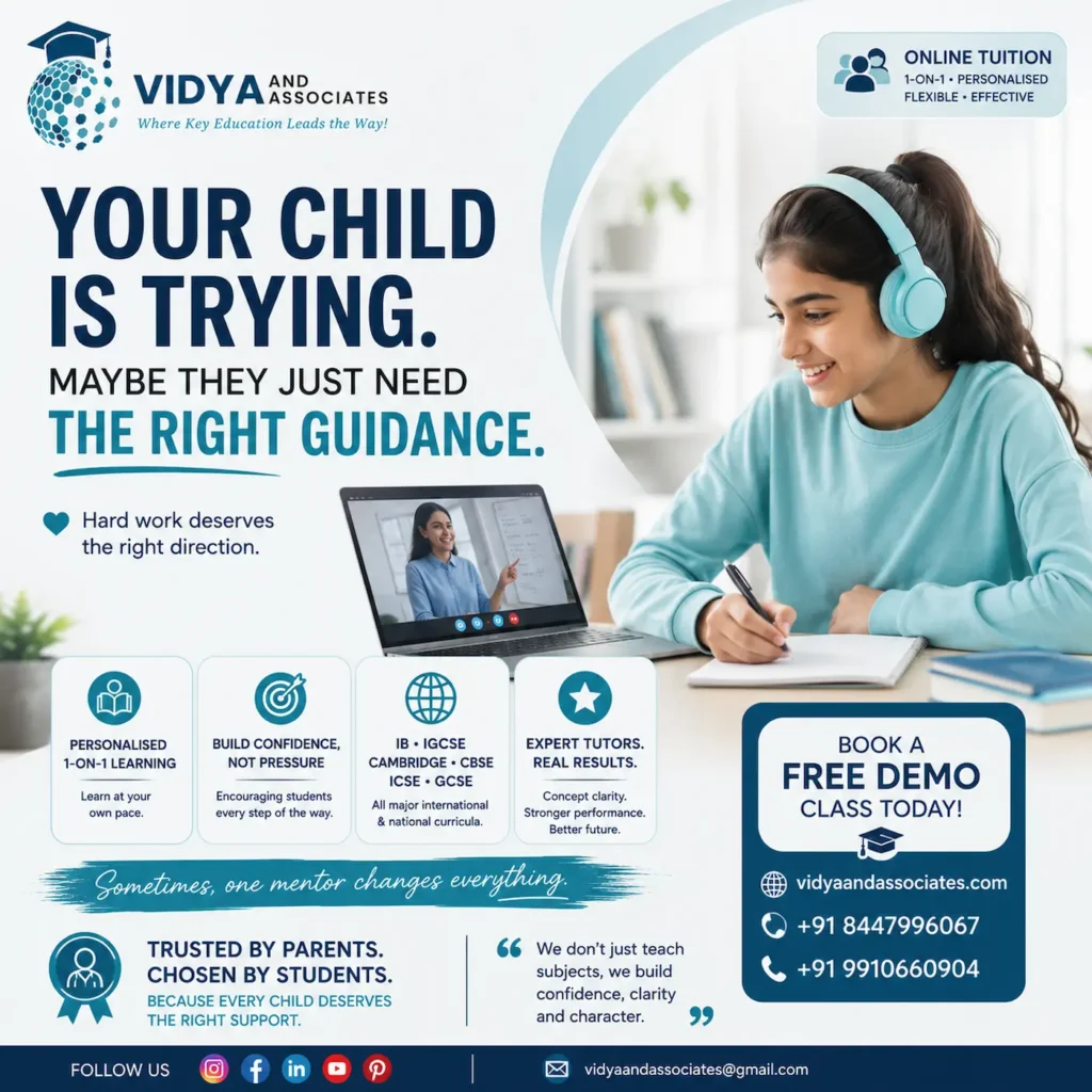 signs your child needs an online tutor for better academic confidence